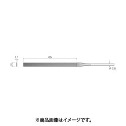 SA4001 [ミニモ 精密ヤスリ 細目 平 (5本入)]