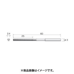SA4271 [ミニモ 電着ダイヤモンドヤスリ#170 三角]