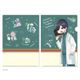 ほむら先生はたぶんモテない クリアファイル 黒板 [キャラクターグッズ]