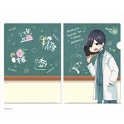 ほむら先生はたぶんモテない クリアファイル 黒板 [キャラクターグッズ]