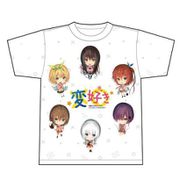 可愛ければ変態でも好きになってくれますか？ フルグラフィックTシャツ 白 M [キャラクターグッズ]