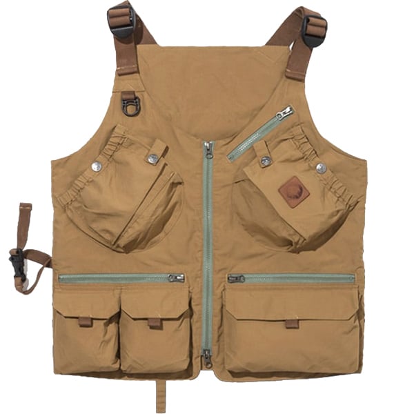 ジーアールエヌアウトドア grn outdoor  TEBURA VEST21 GO9203Q BEIGE Mサイズ [アウトドア ベスト メンズ]