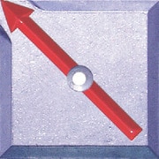 SH-4-1 [STS 境界用標示板(1穴・貼付用)SH-4 (10枚入)]