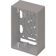 SFBA11 [マサル ニュー・エフモール付属品 露出ボックス 1個用 浅型 グレー]