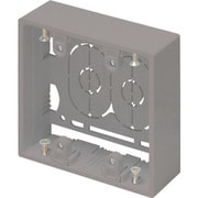 SFBA21 [マサル ニュー・エフモール付属品 露出ボックス 2個用 浅型 グレー]