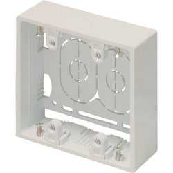 SFBF23 [マサル ニュー・エフモール付属品 露出ボックス 2個用 深型 ミルキーホワイト]
