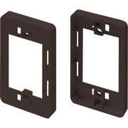 SFBK19 [マサル ニュー・エフモール付属品 コンセント用引出フレーム 1個用 チョコ]