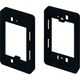 マサル ニュー・エフモール付属品 コンセント用引出フレーム 1個用 ブラック SFBK1W