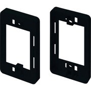 SFBK1W [マサル ニュー・エフモール付属品 コンセント用引出フレーム 1個用 ブラック]