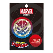 MACCAN03 マーベル箔押しカンバッジ スパイダーマン [キャラクターグッズ]