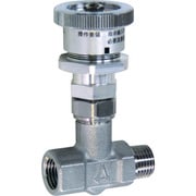 ASOH チッコロ-α 外×内ネジ型 パネル+ロック+開度指示 PT1/4 SM-8022