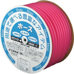 サンヨー スパーラホース 15×20×50M レッド SP-1520D50R