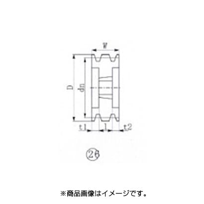 EVN SPB206-5 [EVN ブッシングプーリー SPB 206mm 溝数5] - 生産加工用品