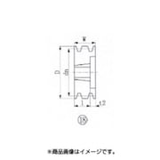 EVN ブッシングプーリー SPB 224mm 溝数4 SPB224-4