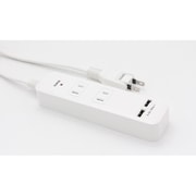 ヨドバシカメラオリジナル USBポート付電源タップ2個口 3m TSU-230W