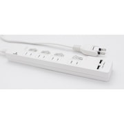 ヨドバシカメラオリジナル USBポート付スイッチタップ 4個口 2ｍ TSSU-420W