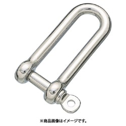 SPL-6 [水本 ステンレス ロングネジシャックル 長さ48mm内幅12mm 1個]