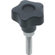 ELESA 安全アジャストスターノブ SSTK50X40NA-SUS