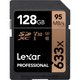 Lexar Professional 633x SDXC UHS-I カード U3 V30 128GB LSD128GCBJP633