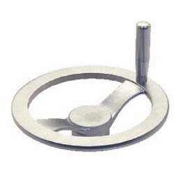 イマオ ハンドル ステンレスツースポークハンドル車(加工付) STH125-KM13