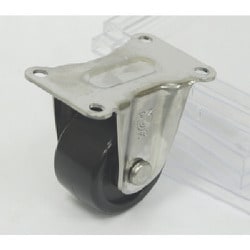 ユーエイ 重量用ステンレスキャスター固定車 75径フェノール車輪 SUS-HR-75PB