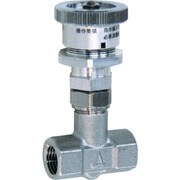 ASOH チッコロ-α 内×内ネジ型 パネル+ロック+開度指示 PT1/4 SW-8022