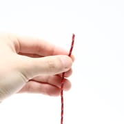 ナイロンロープ2mmX1M レッド No.202-1M レッド 2mmX1M [パーツ(切り売り 長さ指定OK メートル単位 最大10ｍ)]