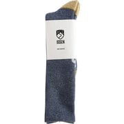 B-Socks BG-201-2 Blue サイズ1(23-25cm) [スキーソックス]