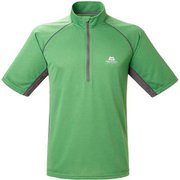 Synergy SS Zip Tee 421938 L03_ライム Mサイズ [アウトドア カットソー メンズ]