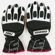 スーパーレースグローブ AQ038U WHITE 8インチ [スキーグローブ レーシング]