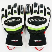 (SP)GS JUNIOR S487111113550 ホワイト/ネオングリーン 5インチ [スキーグローブ ジュニア]