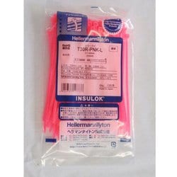 ヘラマンタイトン カラータイ 幅3.5×長さ152mm 屋内使用 (100本入) T30R-PNK-L