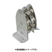 水本 ステンレス 固定ブロック2車タテ型 参考使用荷重2.94kN 1個 T-50W