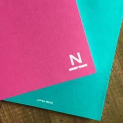 ノンブルノート N ホットピンク×ピーコックグリーン NN-03
