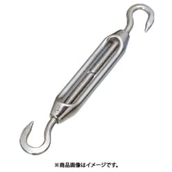 水本 ステンレス 枠式ターンバックル（フック＆フック）SUS316 捻子径3分 1個 TB-9H SUS316