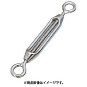 TB-16E SUS316 [水本 ステンレス 枠式ターンバックル（アイ＆アイ）SUS316 捻子径5分 1個]