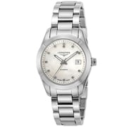 コンクエストクラシック ホワイトパール 腕時計 並行輸入品 2年保証 L2.285.4.87.6