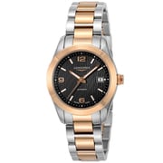 コンクエストクラシック ブラック 腕時計 並行輸入品 2年保証 L2.285.5.56.7