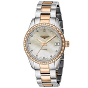 コンクエストクラシック ホワイトパール 腕時計 並行輸入品 L2.385.5.88.7