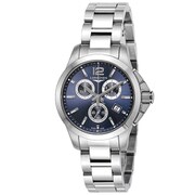 コンクエスト ブルー 腕時計 並行輸入品 2年保証 L3.379.4.96.6