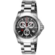 コンクエスト ブラック 腕時計 並行輸入品 L3.700.4.56.6