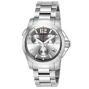 コンクエスト シルバー 腕時計 並行輸入品 2年保証 L3.702.4.76.6