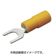 ニチフ 環境配慮形 絶縁被覆付圧着端子（Y形）先開形 TMEX 0.3Y-3-YEL（100P） TMEX 0.3Y-3-YEL