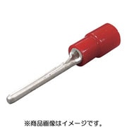 TMEX [ニチフ 環境配慮形 絶縁被覆付圧着端子 (TC形)棒形 TC-1.25-16-RED (100P)]
