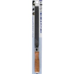 TE-5 [ツボサン 鉄工用ヤスリ 半丸 200mm 中目 木柄付 BP入り （108-1233） 1本]