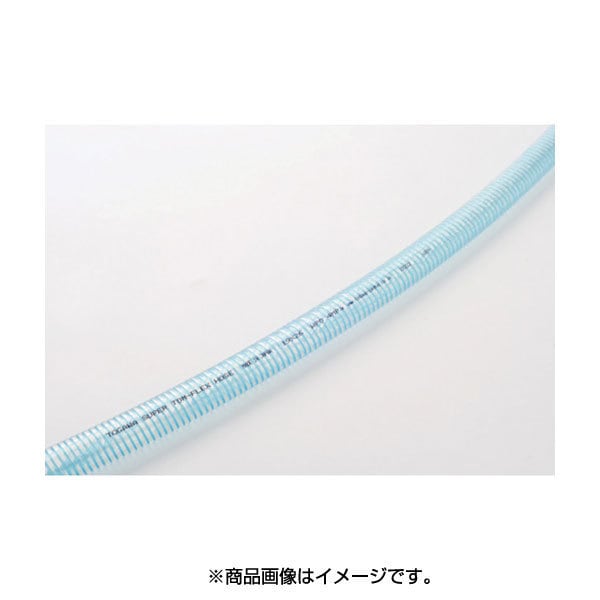 WEB限定カラー 十川産業 スーパートムフレックスホース 内径15mm×長さ60m TP-15 1巻