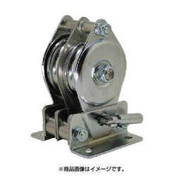 TSB50X2 [HHH ステンレス固定滑車たて型二車分離式ベアリング入り]