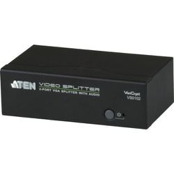 VS0102 [ATEN ビデオ分配器 VGA / 1入力 / 2出力 / オーディオ]