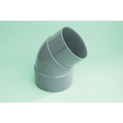VU45KLI75 [トーエー VU継手 45°片受片差しエルボ 75]