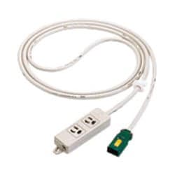 Panasonic ハーネスOAタップ接地抜止3m2コ口グレ WFA6632HG